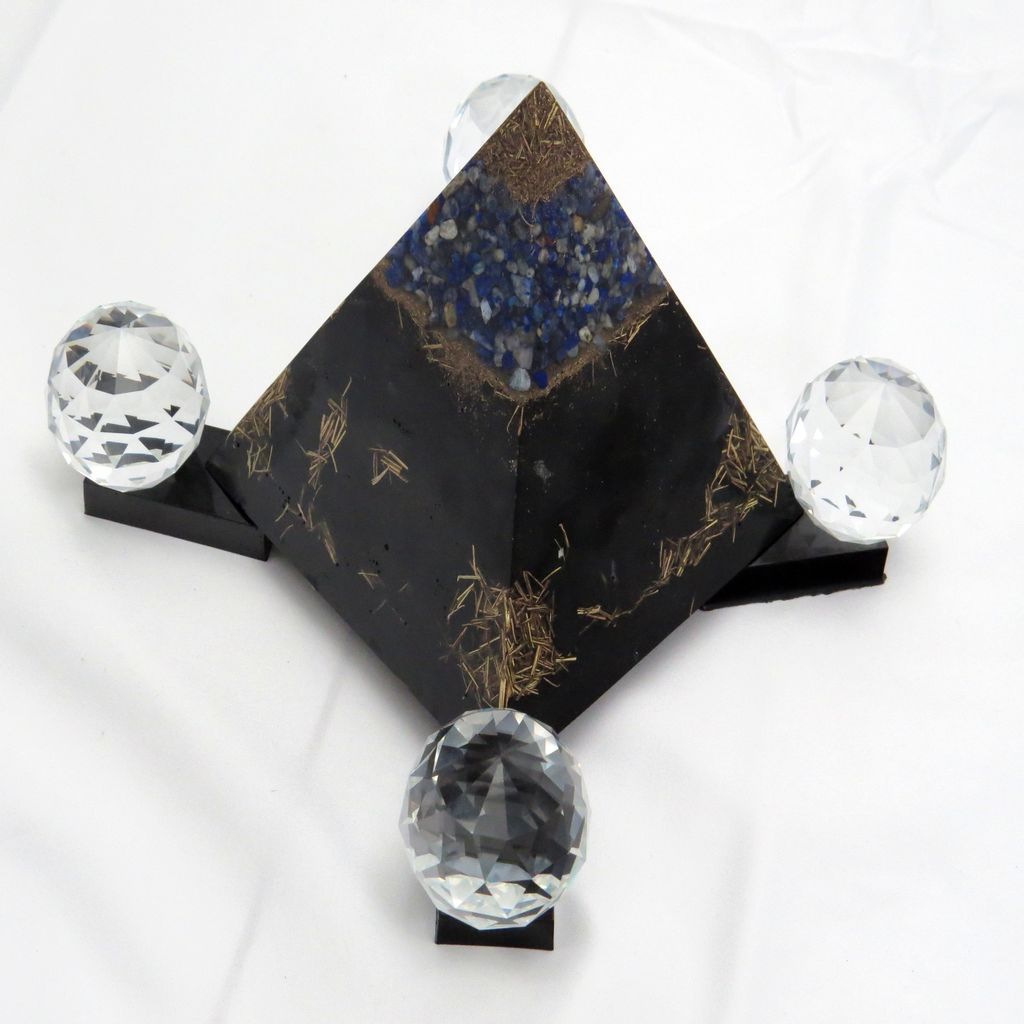 Canon d'énergie Lapis Lazuli shungite - Protection des énergies négative -